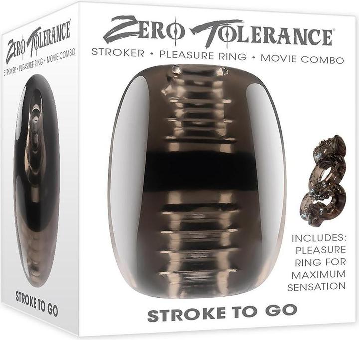 Produktbild Zero Tolerance Stroke To Go Masturbator Black 8 cm