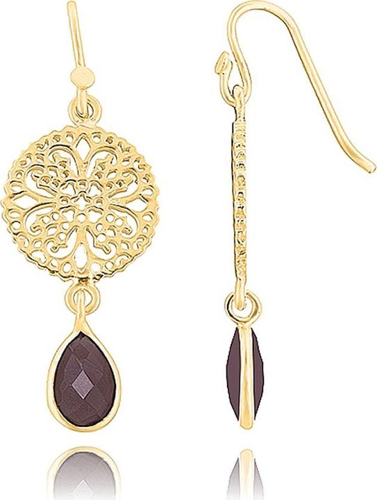 Image du produit Leyda Pendentifs D'Oreilles Amulette (plaqué or 750 / 18 K, Pierres, Argent 925)