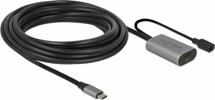 Actual product image Delock USB 3.0 extension cable C - C active amplified, 5m (5 m, USB 3.1)