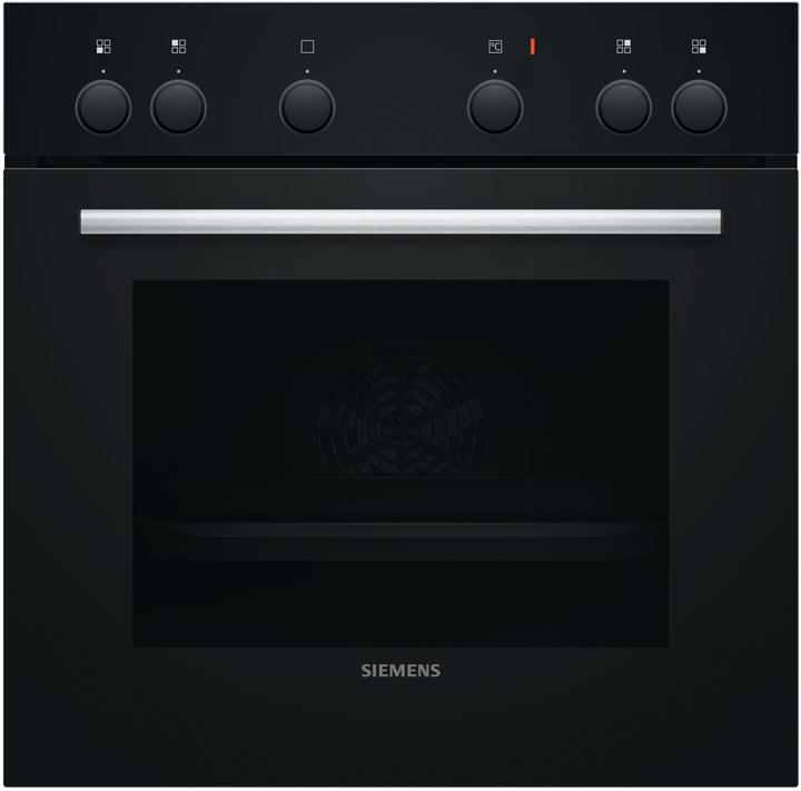 Siemens iQ100, cucina da incasso, 60 x 60 cm, nero, acciaio inox, HE010FBA0