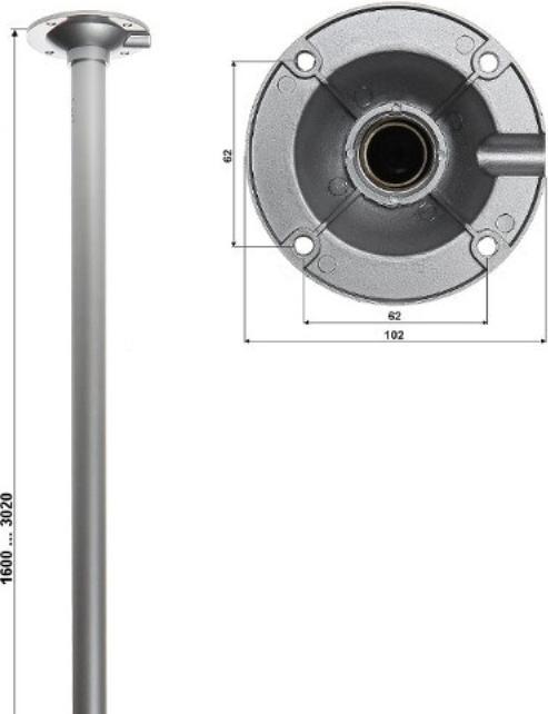 Produktbild NoName TELESKOP-DECKENKAMERAHALTERUNG BR-150X300 (Montage-Kit)