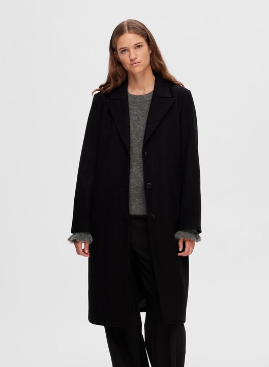 Produktbild Selected Femme Einreihiger Wollmantel (36)
