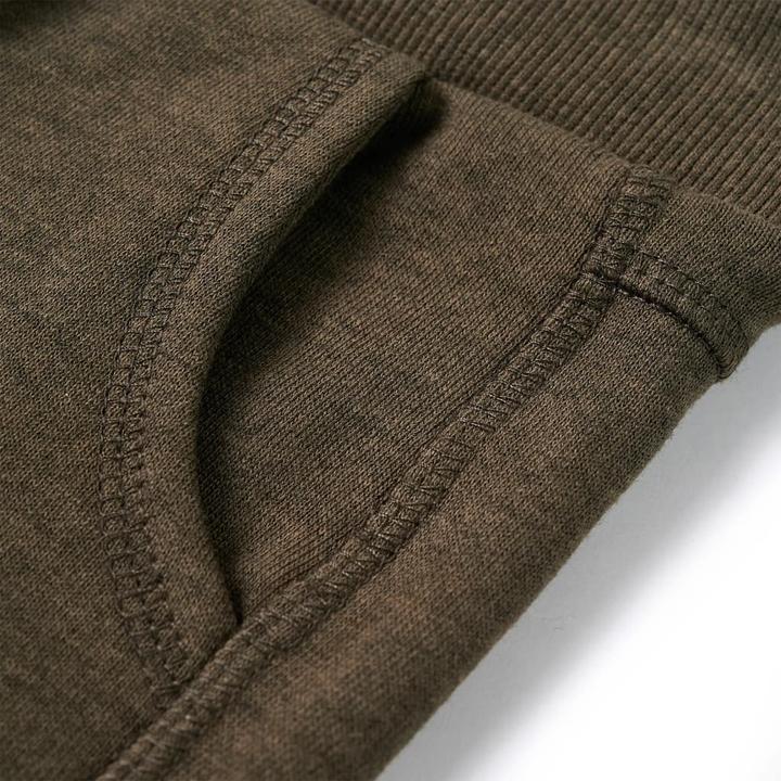 Immagine prodotto VidaXL Pantaloni della tuta da bambino cachi melange 140,Materiale: 80 (140)