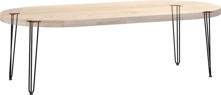 Produktbild VidaXL Haarnadelbeine 4 Stk. Schwarz 72 cm Massivstahl Hairpin Tischbein