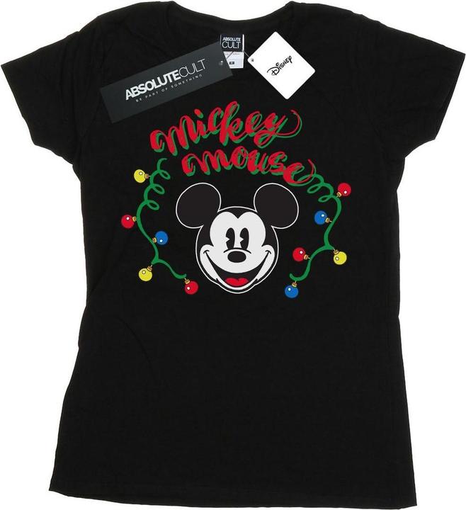 Produktbild Disney Mickey Mouse Christmas Light Bulbs TShirt (XXL)