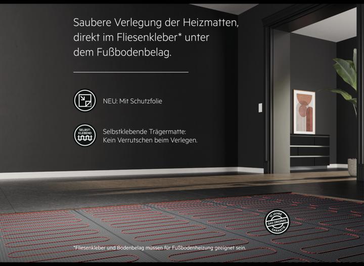 Actual product image AEG Haustechnik Basic Thermo Floor TBS TB 160/6 Set Plus, electric underfloor heating, complete set 6 m², 160 W/m²