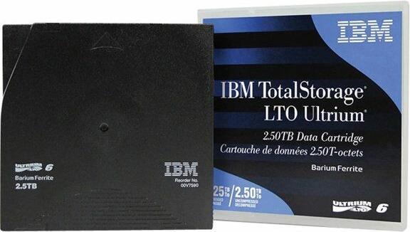 Image du produit IBM LTO 6, 2.5/ 6.25TB, P-Case, y compris l'étiquette (LTO-6 Ultrium, 2500 Go)