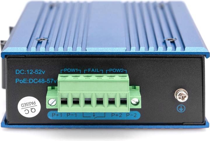 Immagine prodotto Digitus Switch Ethernet industriale da 4 porte 10/100Base-TX a 100Base-FX (4 Porti)