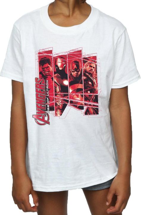 Image du produit - T-shirt AVENGERS TEAM COLLAGE - Fille (128)