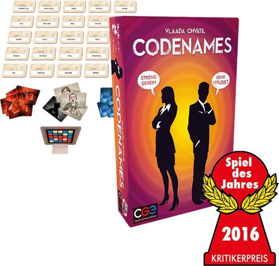Actual product image Czech games edition Code names (German)