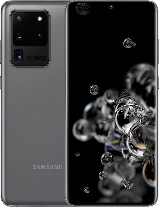 Samsung Galaxy S20 Ultra 5G EU (128 GB, Cosmic Gray, 6.90", Hybrid Dual SIM, 108 Mpx, 5G)