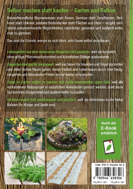 Image du produit Selber machen statt kaufen - Garten und Balkon (Allemand, Éditeur smarticular, 2019)