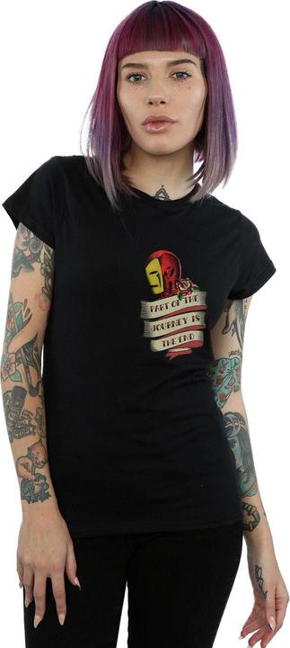 Produktbild Iron Man Tattoo Journey Breast Print TShirt (M)