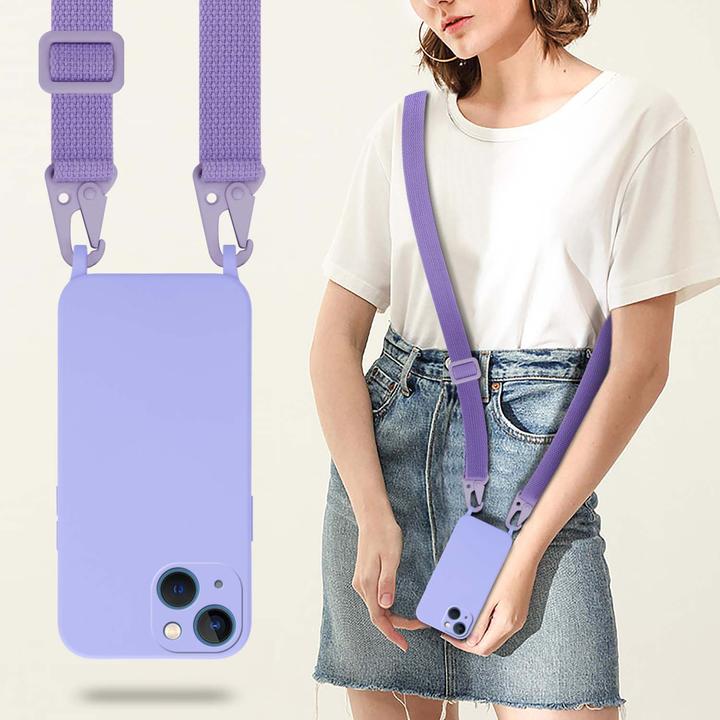 Actual product image Cadorabo TPU Cover Mobile Phone Chain Liquid (Apple iPhone 13 Pro)