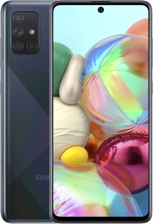 Produktbild Samsung Galaxy A71 (128 GB, Prism Crush Black, 6.70", Dual SIM + SD, 64 Mpx, 4G)