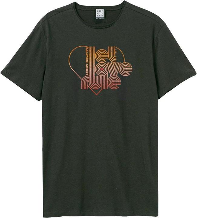 Actual product image Amplified Unisex Adult Let Love Rule Lenny Kravitz T-Shirt (M)