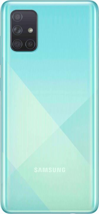 Produktbild Samsung Galaxy A71 EU (128 GB, Prism Crush Blue, 6.70", Dual SIM + SD, 64 Mpx, 4G)