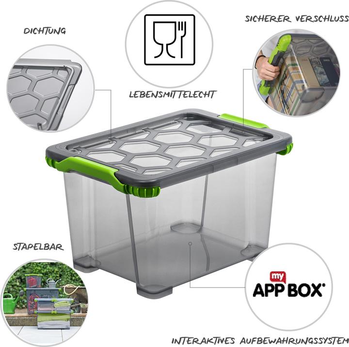 Image du produit Rotho Evo Total (28.5 x 23 x 39.5 cm, 15 l)