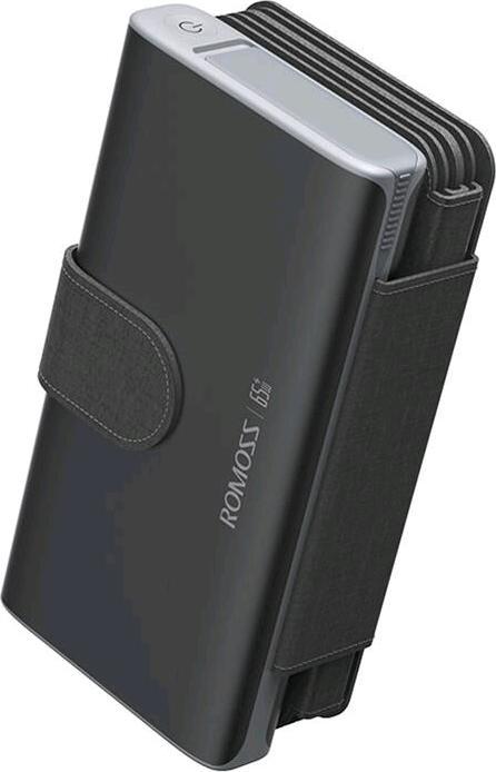 Romoss Solar Powerbank 30000mAh 65W Black (30000 mAh, 65 W)
