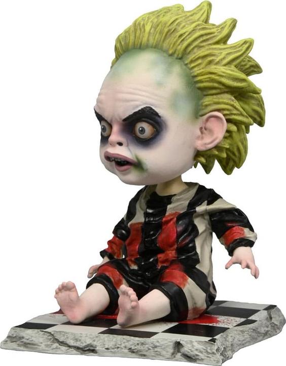 Actual product image Neca Beetlejuice Beetlejuice Head Knocker bobblehead figure Baby Beetlejuice 16 cm