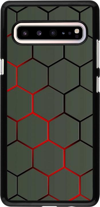 Produktbild PhoneLook Hülle Geometric Line red (Samsung Galaxy S10 5G)