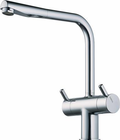 Ideal Standard Rubinetto da cucina Børma A2 cromo 200 mm bocca sporgenza 24 mm miscelatore aria