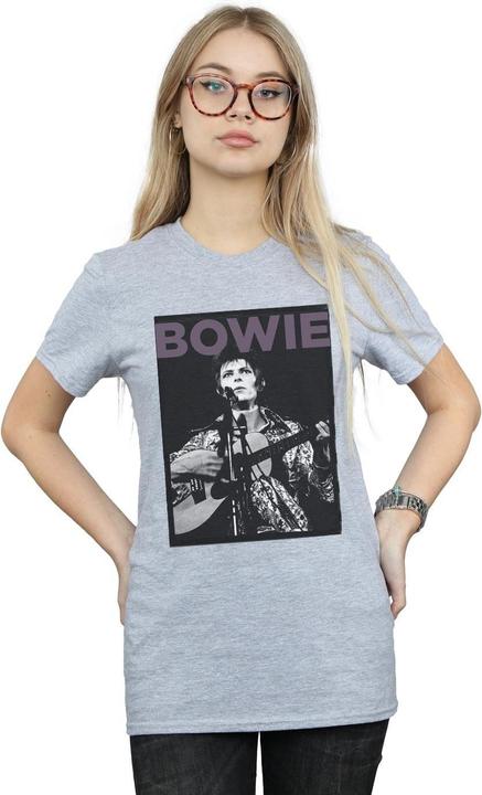 Immagine prodotto David Bowie Rock Poster Maglietta Ampia Donna (XXL)