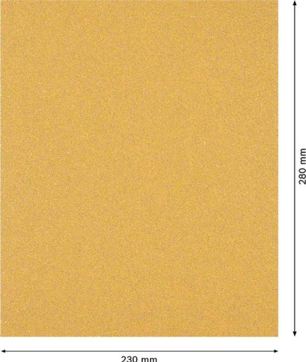 Image du produit Bosch Professional Zubehör EXPERT C470 Papier abrasif pour ponçage à la main, 230 x 280 mm, G 60 (60)