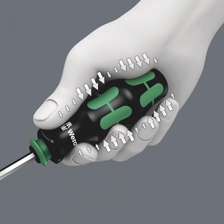Actual product image Wera Kraftform Kompakt 28 B (PH2X 25mm, PH1 x 25 mm, Pz2x25mm, slot 1 x 5.5 x 25 mm, PZ 1 x 25, slot 1.2 x 6.5 x 25 mm)