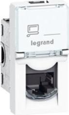 Image du produit Legrand MOSAIC compiuterinė vientisa RJ45 cat.6a STP 1M (076573) (S/STP, CAT6a, 1 m)