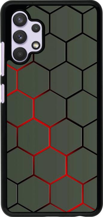 Actual product image PhoneLook Cover Geometric Line red (Samsung Galaxy A32)