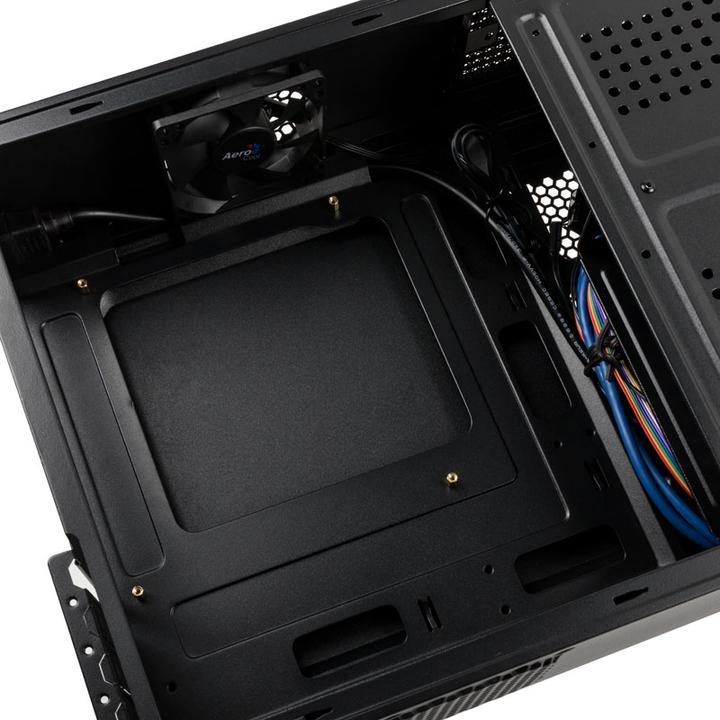 Produktbild AeroCool AEROPGSPLAYASLIM-BK PC-Gehäuse ohne Netzteil PLAYA SLIM RGB - USB3.0 (mATX, Mini-ITX)