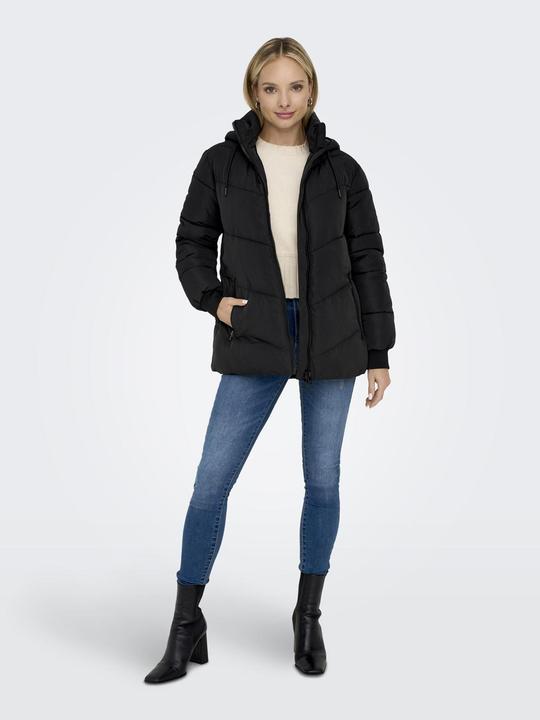 Actual product image Only Hooded quilted jacket Quilted coat (XL)