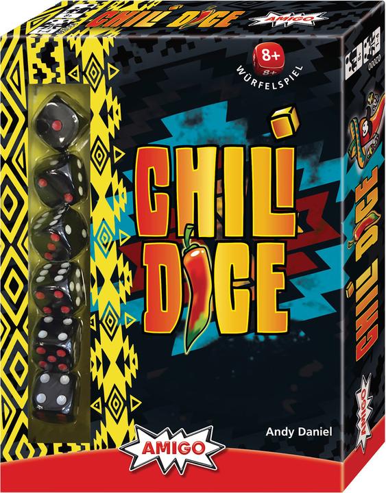 Actual product image Amigo Chili Dice, d from 8 years, 1-4 players, dice game, family game (English, German)
