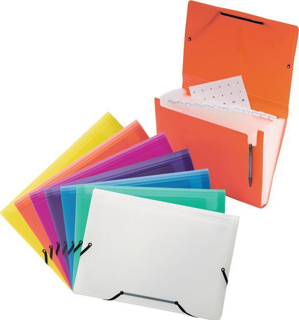 Immagine prodotto Kolma Cartella a scomparti Easy A4 media 12 schede arcobaleno (A4, 1 x)