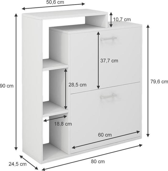 Immagine prodotto Oskar-Store Tobias (81 x 90 x 24,5 cm)