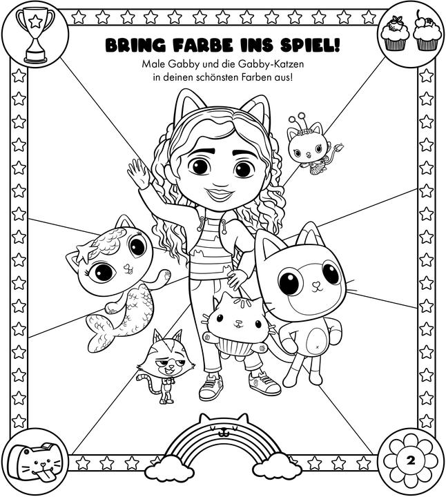 Image du produit Panini Gabby's Dollhouse : Mon fantastique jeu de coloriage et de puzzle