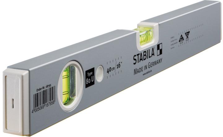 Produktbild Stabila Wasserwaage Type 80 U (40 cm)