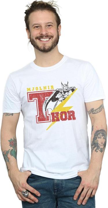 Actual product image Mens Thor Mjolnir T-Shirt (S)