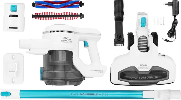 Image du produit ECG VT 3620 2in1 Jean Stick vacuum cleaner, Up to 40 minutes run time per charge