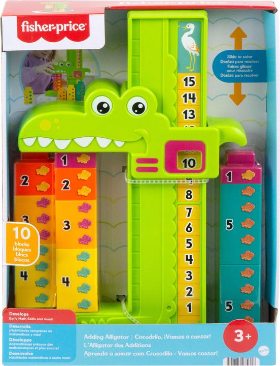 Actual product image Fisher-Price Mein Zahlen-Krokodil (German, French, Swiss German, Italian, English)