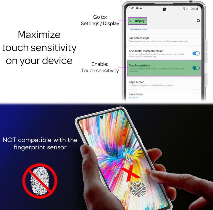 Actual product image Nalia 360 degree cell phone case (Samsung Galaxy S10 Lite)