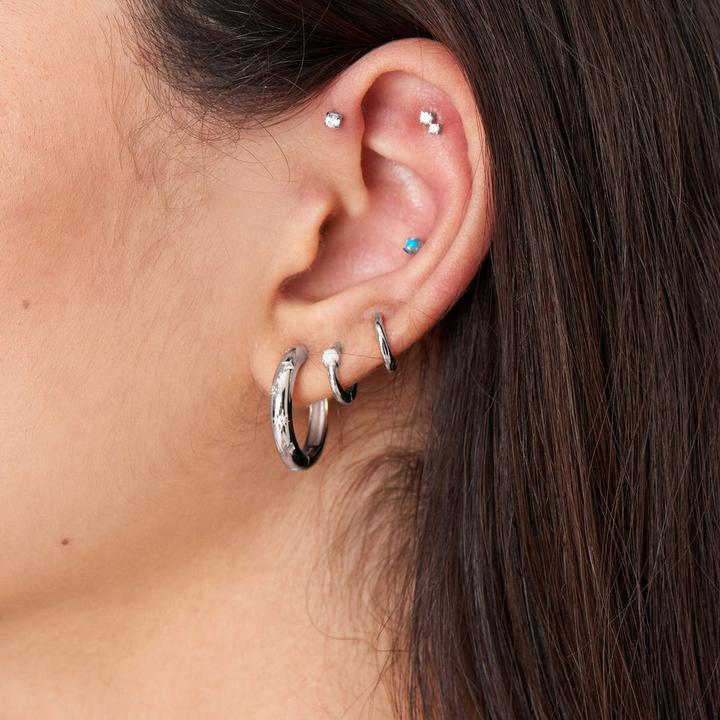 Immagine prodotto Ania Haie Orecchini Barbell Stud 925 in argento sterling (Argento 925)