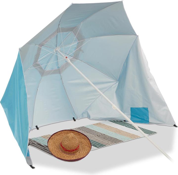 Actual product image Relaxdays Beach shell Umbrella (1.80 m)