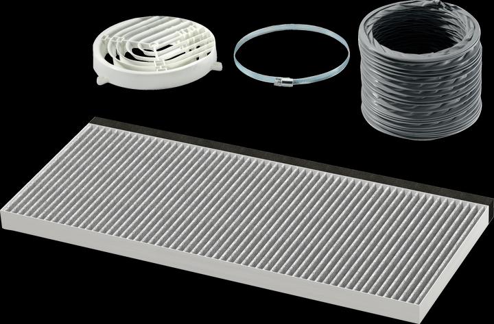 Actual product image Neff Z51ITI2X4 Starter set for recirculation operation for flat screen bonnets