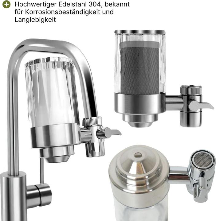 Produktbild Hermex Wasserhahnfilter Leitungswasser-Reiniger Küchenarmatur-Wasserfilter
