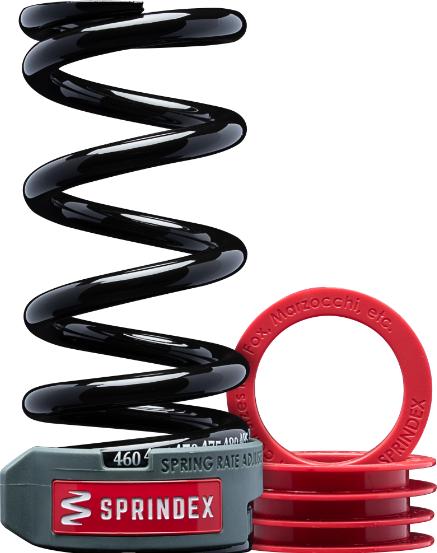 Immagine prodotto Sprindex Light Trail Molla d'urto leggera, lunghezza 126 mm/corsa 55 mmx490-560 lbs (126 mm, 55 mm)