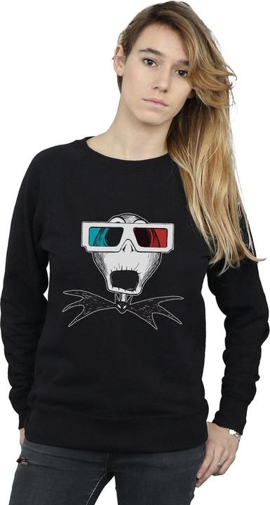 Produktbild Disney Nightmare Before Christmas Jack Skellington 3D Glasses Sweatshirt (S)