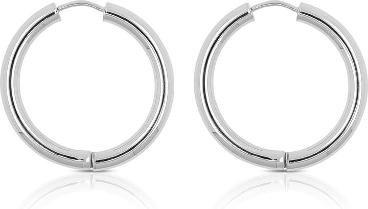 Muau Creolen (750/18K Weissgold)