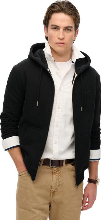 Actual product image Superdry Sweatjacke Casual Figurbetont Essential Logo Zip Hoodie (L)